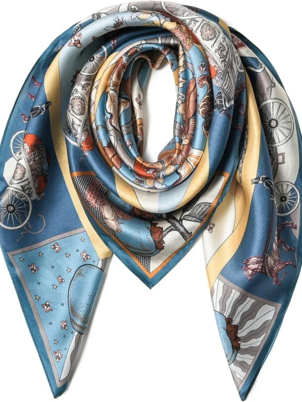 Luxurious 100% Mulberry Silk Scarf - 35